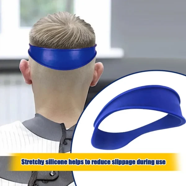 DIY Home Hair Trimming Haircuts Curved Headband Silicone Neckline Shaving Template Hair Cutting Guide Barber Hair Styling Tools - Image 4