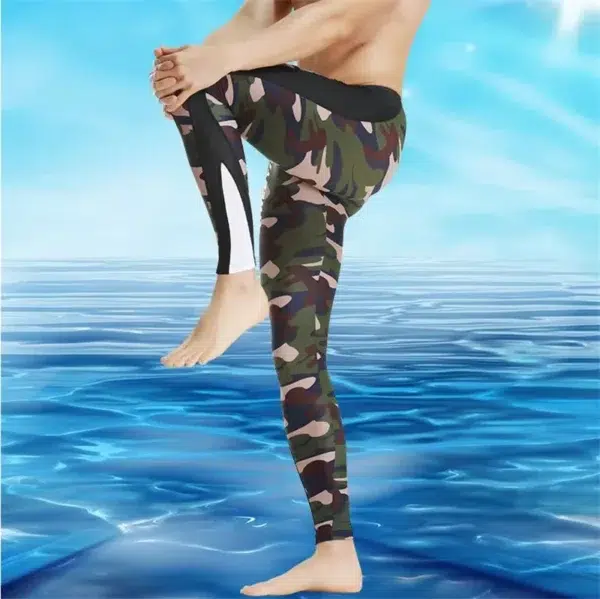 Mens Running Tights Sports Trousers Compression Camouflage Leggings Athletic Pants Man Workout Leggings Jogger Pants - Image 5