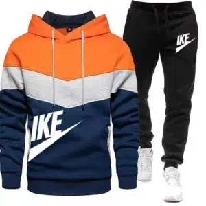 2024 New Men'S Autumn Winter Sets Zipper Hoodie Pants Pieces Casual Tracksuit Male Sportswear Brand Clothing Sweat Suit