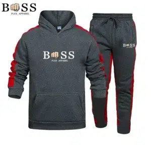 Men and Women Sets Tracksuit Hoodie Sweatshirt and Sweatpants 2-piece Set Fitness Gym Running Set Spring Jogging Sportswear Suit