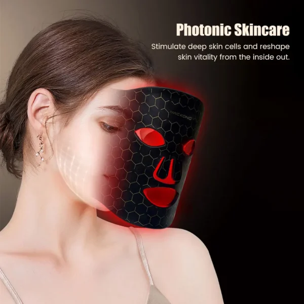 110 LED Photon Beauty Mask Instrument USB Electronic Mask Rejuvenation Lightens Fine Lines Brighten Skin Tone Repair Skin Care - Image 4