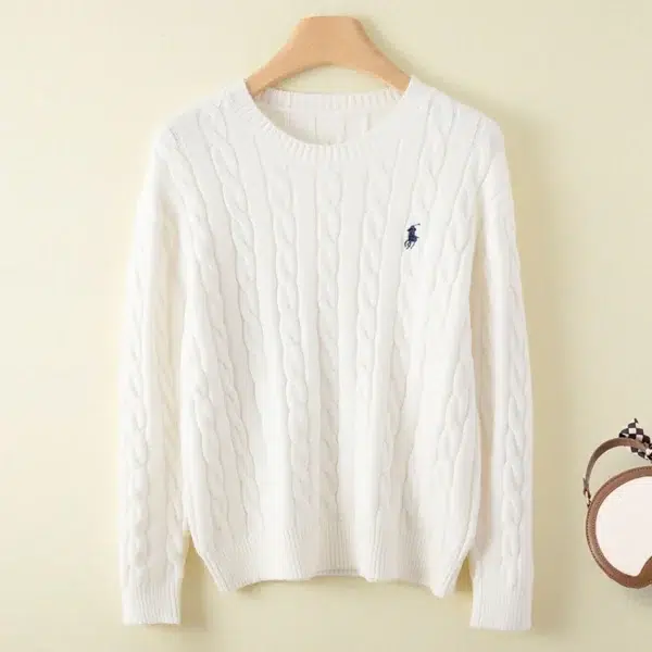 Couple's boutique high-end embroidered knitted women's cashmere sweater round neck men's pullover long sleeved new cashmere swea - Image 3