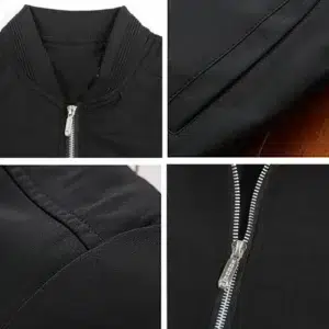 Men's Cargo Zippered Jacket, Men's Casual Street Multi Pocket Work Jacket, Slim Fit Pilot Baseball Suit, Men's Clothing