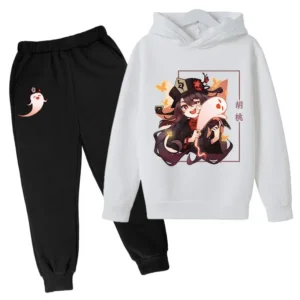 2022 Hoodies kids HUTAO boys girls Sweatshirt+pants suits 4-14Y game Tracksuits hutao Autumn and Winter