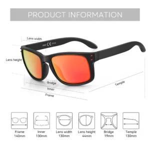 ZENOTTIC 2024 Trend Square Polarized Sunglasses for Unisex Classic Design Shades Fashion UV400 protection Men Sun Glasses