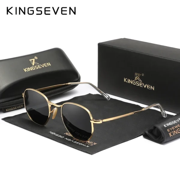 KINGSEVEN Polarized UV400 Sunglasses Polygon Eye Protect Elegance Women‘s Glasses Anti-reflection Fashion Men Outdoor Eyewear