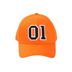 Good OL' Boy Dukes Baseball Cap General Lee 01 Cosplay Hat Cotton Embroidered Orange Adjustable Unisex Hip Hop Snapback Caps