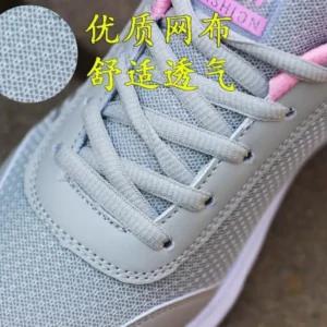 Spring and Autumn Ladies Daily Women's Shoes Casual Sports Korean Fashion Breathable Flat Bottom Running Light Travel Sneakers