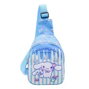 Sanrio Hello Kitty Cinnamoroll Mini Small Chest Bag Kawaii Crossbody Bags Kuromi My Melody Shoulder for Women Children Girls