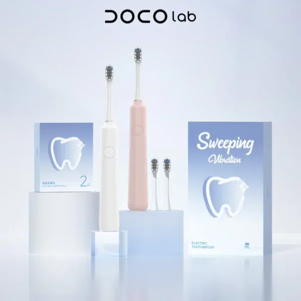 DOCO Electric Toothbrush sonic vibration brush 3-gear Mode USB Charging IPX7 Waterproof Personal care appliances