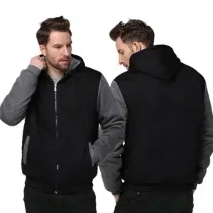 New Men's Jackets Coat Outdoors Fleece Warm Thicken Zipper Jackets Winter Hooded Coats