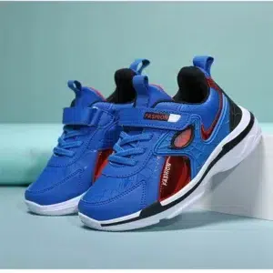 Disney Kid Casual Sneakers Children Cartoon Sports Shoes Boy Girl Student Blue Red Running Shoes Lightweight Size 28-37