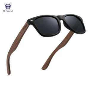 Oi Wood Brand Natural Wooden Sunglasses Men Polarized Fashion Sun Glasses Original Wood Oculos De Sol Masculino New TR90 Frames