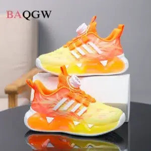 Easy Buckle Baby Boys Girls Sneakers 2023 Spring New Light Children Kid Sport Shoes Toddler Casual Breathable Running Trainers