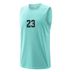 Basketball vest 23 shooting sleeveless shirts Men dry fit sport Running vest Male fitness Jogging workout basketball Tops tank