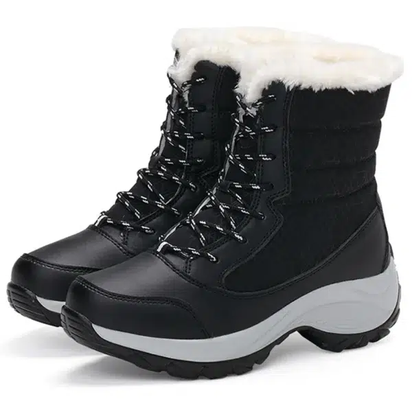 Women Boots Lightweight Ankle Boots Platform Shoes For Women Heels Winter Botas Mujer Keep Warm Snow Winter Shoes Female Botines - Image 4