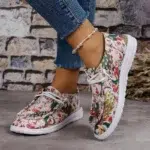 Women’s Sneakers Casual Shoes 2024 New Fashion Flat Outdoor Women Sneakers Slip On Breathable Ladies Vulcanize Shoes Women Shoes