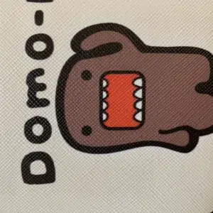 Domo Kun ID Card Holder Case Leather Cute Coin Purse Waller Men Women Bag Keychain Storage Bag