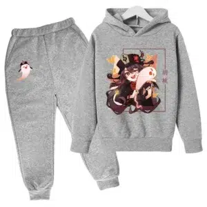 2022 Hoodies kids HUTAO boys girls Sweatshirt+pants suits 4-14Y game Tracksuits hutao Autumn and Winter