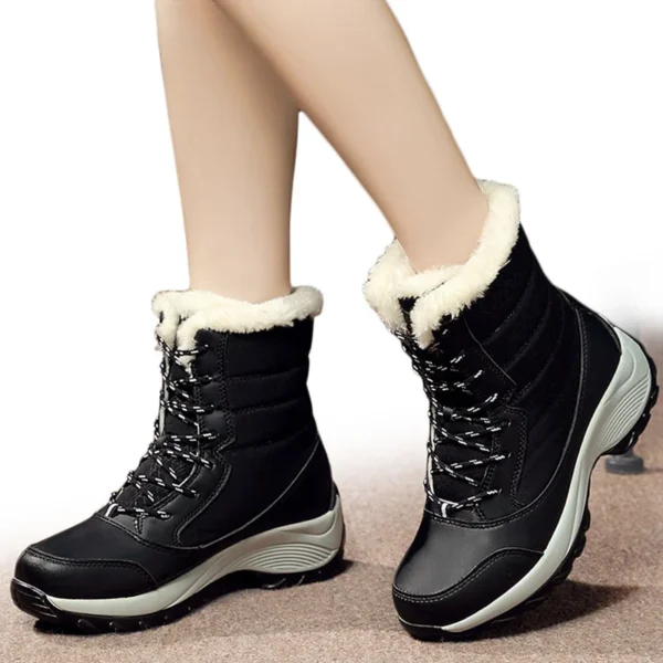 Women Boots Lightweight Ankle Boots Platform Shoes For Women Heels Winter Botas Mujer Keep Warm Snow Winter Shoes Female Botines - Image 5