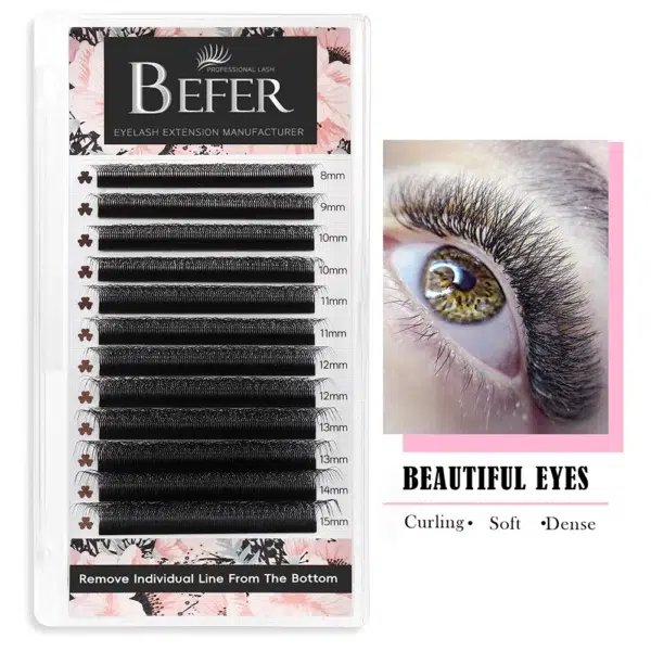 Befer W Shaped Eyelashes Extension Volume Cilios 5D 3D 4D 6D Eyelashes W High Quality Wholesale Suppliers for Lash Extentions - Image 6