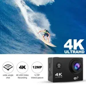 Action Camera Ultra HD 4K/30fps WiFi 2.0-inch 170D Waterproof Helmet Video Recording Cameras Sport Cam With Remote Control