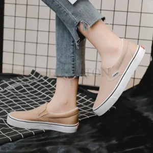 Canvas Shoes Women Couple Slip on Flat Comfortable Casual Shoes Fashion Platform Ladies Vulcanized Shoes Zapatillas Mujer