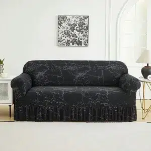 1pc Stretch Sofa Slipcover Sofa Cover With Skirt Printed Couch Cover Furniture Protector for Bedroom Living Room Home Decor