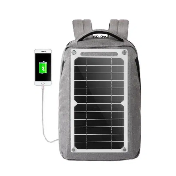 10W Solar Panel USB Charged Waterproof Portable For Phones Power Banks Outdoor Camping Hiking Backpacking - Image 2