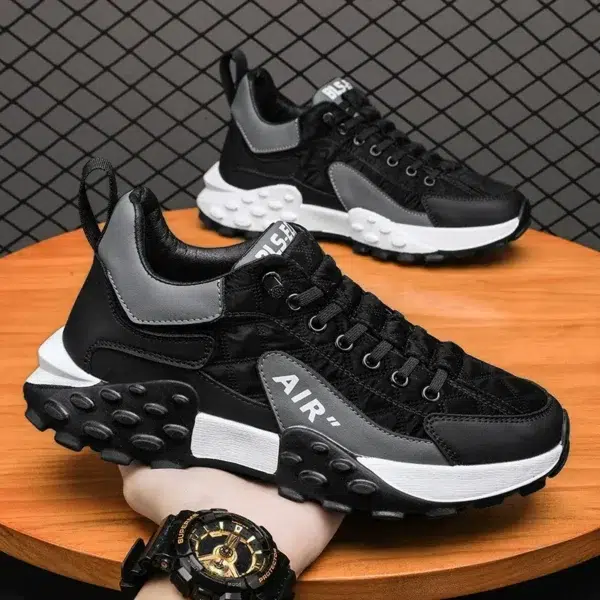 Men Shoes Platform Male Sneakers 2024 New Vulcanized Shoes for Men Casual Running Shoes - Image 3