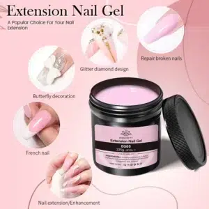 BORN PRETTY Clear 225g Jelly Extension Nail Gel Polish Milky White Camouflage Hard Gel Acrylic Nail Art Vernis Semi Permanent