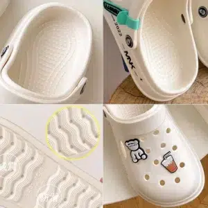 Women Hole Shoes Summer Couple EVA Sandals Girl Beach Shoes Home Slippers Summer Wading Sneaker Men and Women Sandals Slippers