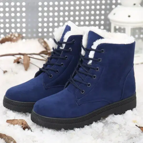 Women Boots Snow Plush Women Shoes Platform Boots For Women Fashion Keep Warm Women's Boots Flat New Botas Mujer Winter Shoes - Image 5