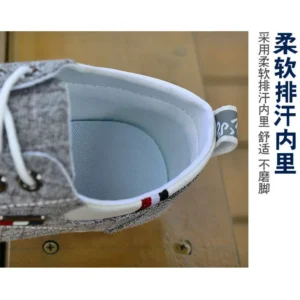 Hot selling Autumn Linen upper Breathable Men's flat Canvas Shoes Casual Old Beijing Cloth Shoes for men sandals on offer