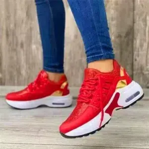 2024 New Fashion Women Flats Mesh Sport Shoes Summer Platform Breathable Sneakers Casual Running Shoes Walking Ladies Zapatos