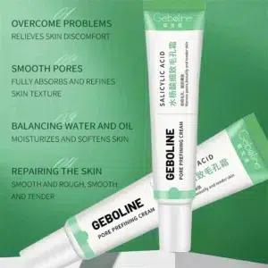 Salicylic Acid Pore Shrinking Cream Quick Elimination Large Pores Remove Blackehead Tighten Face Smooth Skin Korean Care Product