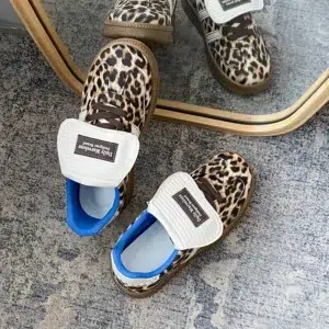 2024 Trend Leopard Print Sneakers Women Fashion Casual Women's Platform Sports Shoes Low Comfortable Vulcanized Sneakers Woman