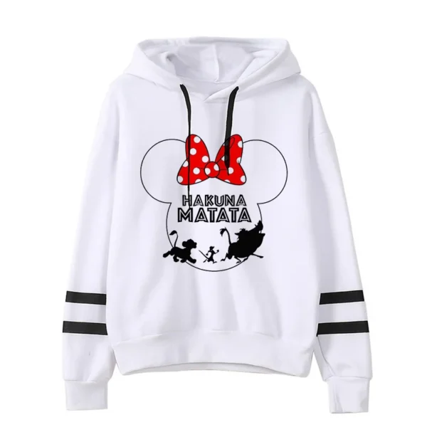 Funny 90s Women Hoodies Kawaii Hakuna Matata Hoodie Disney The Lion King Sweatshirt Women Clothes Hoody Famale - Image 2