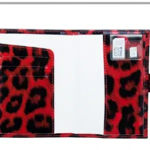 BERKI STAR Leopard Print Passport Cover PU Leather Passport Holder Protecto Travel Wallet for Women