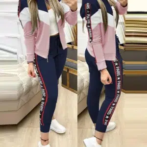 2023 Tracksuit suits 2 Piece Set Zipper Jacket+Long Pants Sports Suit Female Sweatshirt Sportswear Suit for Woman Clothing