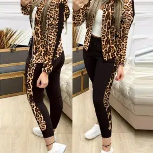 2023 Tracksuit suits 2 Piece Set Zipper Jacket+Long Pants Sports Suit Female Sweatshirt Sportswear Suit for Woman Clothing