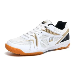 Couples Tennis Shoes Non Slip Table Tennis Sneakers Breathable Training Sneakers Shock-Absorbant Sport Badminton Shoes Female