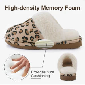 Pallene New Warm Slippers Women Plush Fluffy Cotton Shoes Soft Comfort Fur Slides Couple Cozy Fuzzy Home Slippers Female Slides