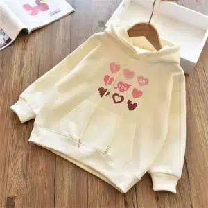 Teenage Girls Sweatshirts Spring Autumn Kids Hoodie Jackets Loose Tops Casual Long Sleeve Children's Clothes 8 10 12 14 Year