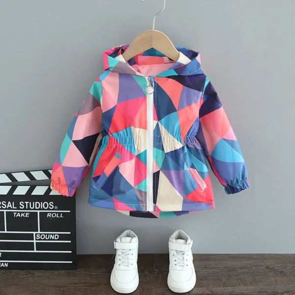 Bear Leader Kids Girls Spring Autumn Long Jackets 2023 New Fashion Kids Baby Butterfly Appliques Coats Casual Outerwear For 1-6Y - Image 2