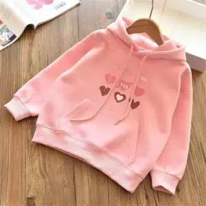 Teenage Girls Sweatshirts Spring Autumn Kids Hoodie Jackets Loose Tops Casual Long Sleeve Children's Clothes 8 10 12 14 Year