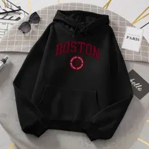 Boston City Us Founded In 1630 Hoodies Women Warm Comfortable Pullovers Fashion Casual Female Hooded Basic All Match Sweatshirt