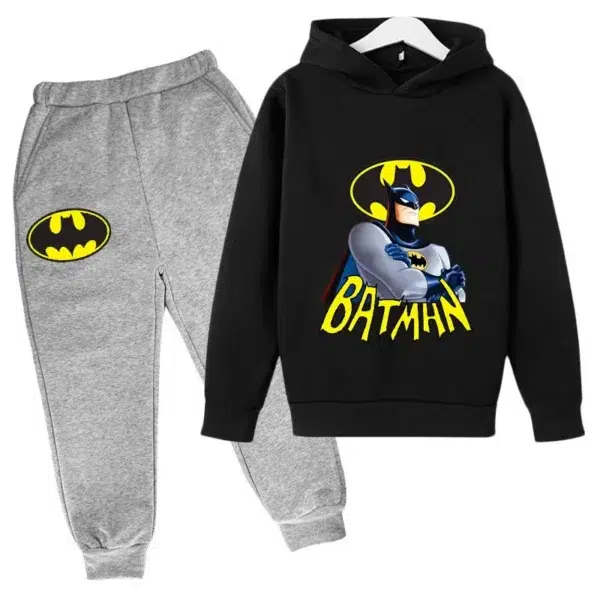 Batman Marvel DC Children's leisure Sweater Suit Two-Piece Hoodie New Hero Pullover