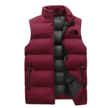 Men's Fashion High-quality Luxury Vest Jacket Unisex Warm Windproof Sports Down Coat Winter Waterproof Hiking Sleeveless Jackets