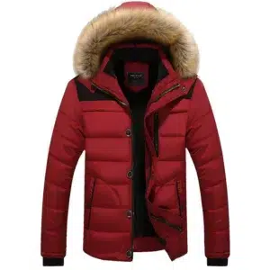 TRAF 2024 Winter New Popular Men's Padded Jacket Thickened Padded Jacket Korean Version Hooded Collar Padded Jacket Men